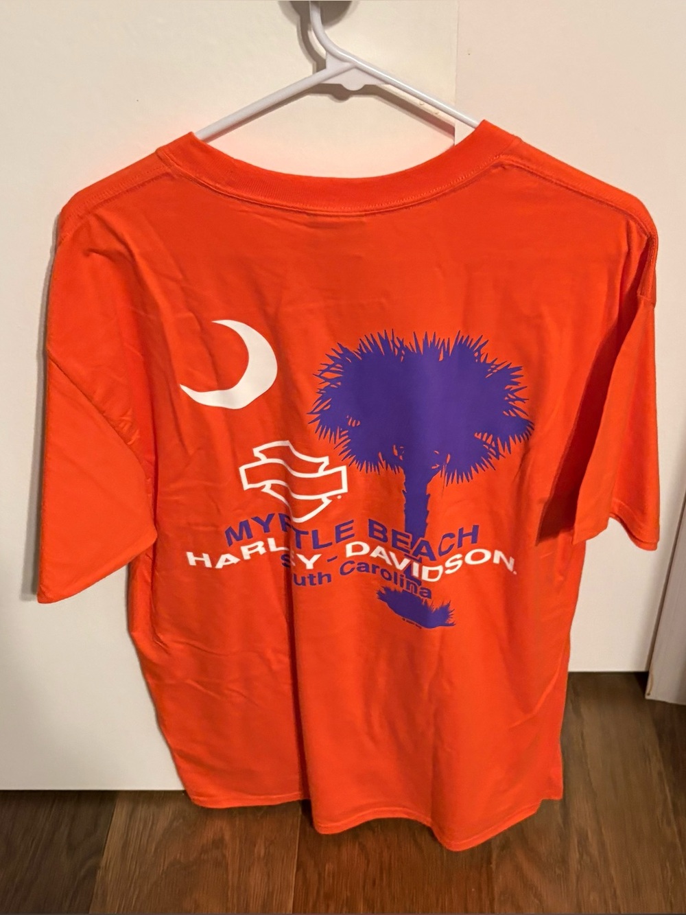 Harley-Davidson Orange Myrtle Beach Graphic Tee